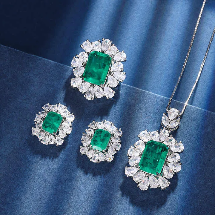 مجموعة مجوهرات زفاف دبي الكلاسيكية للنساء - Retro Dubai Bridal Wedding Fine Jewelry Set