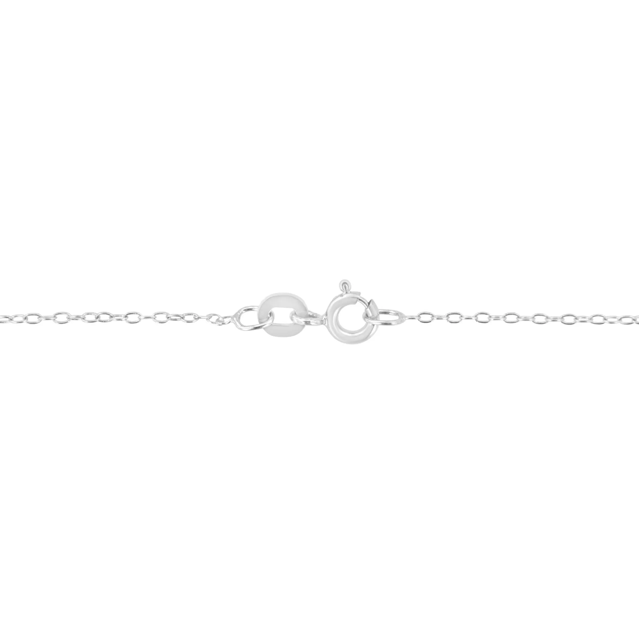 .925 Sterling Silver 1.0 Ctw Diamond Shadow Open Heart Halo 18" Pendant Necklace (I-J Color, I1-I2 Clarity)