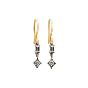 Albert diamond dangle earrings