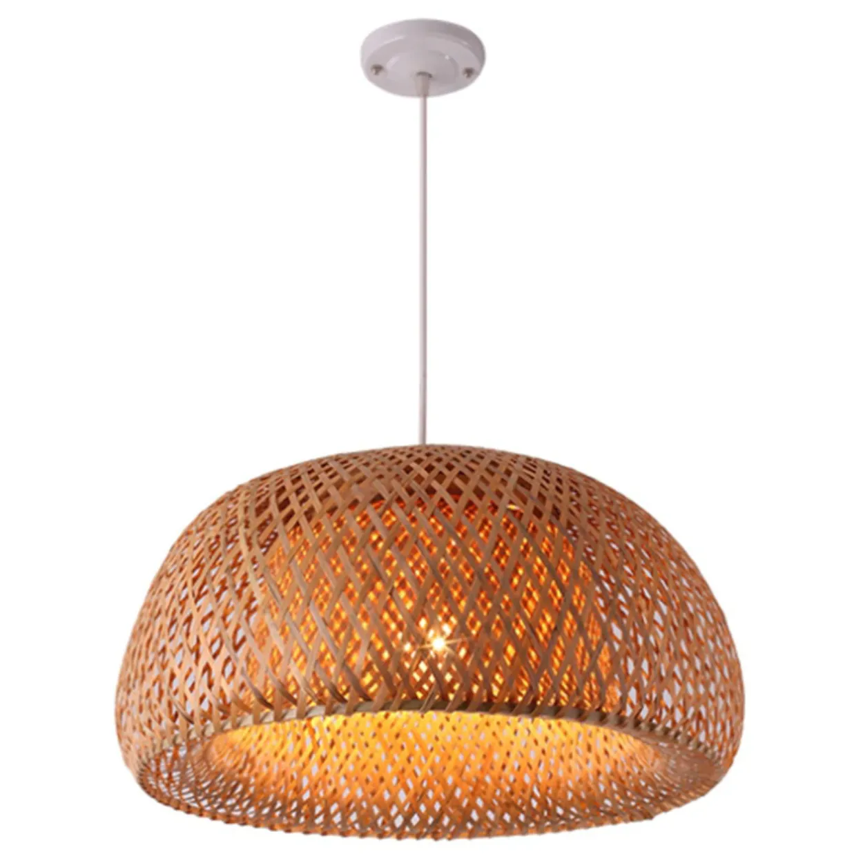 ANKUR ZANE CANE MESH PENDANT LIGHT