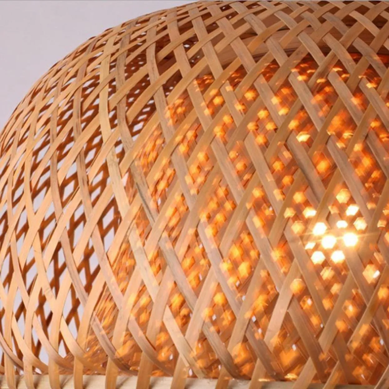 ANKUR ZANE CANE MESH PENDANT LIGHT