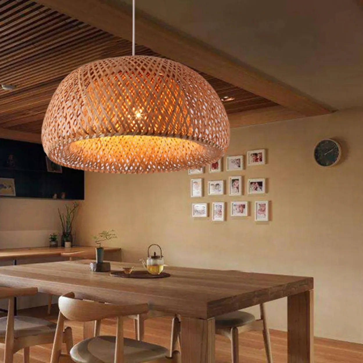 ANKUR ZANE CANE MESH PENDANT LIGHT