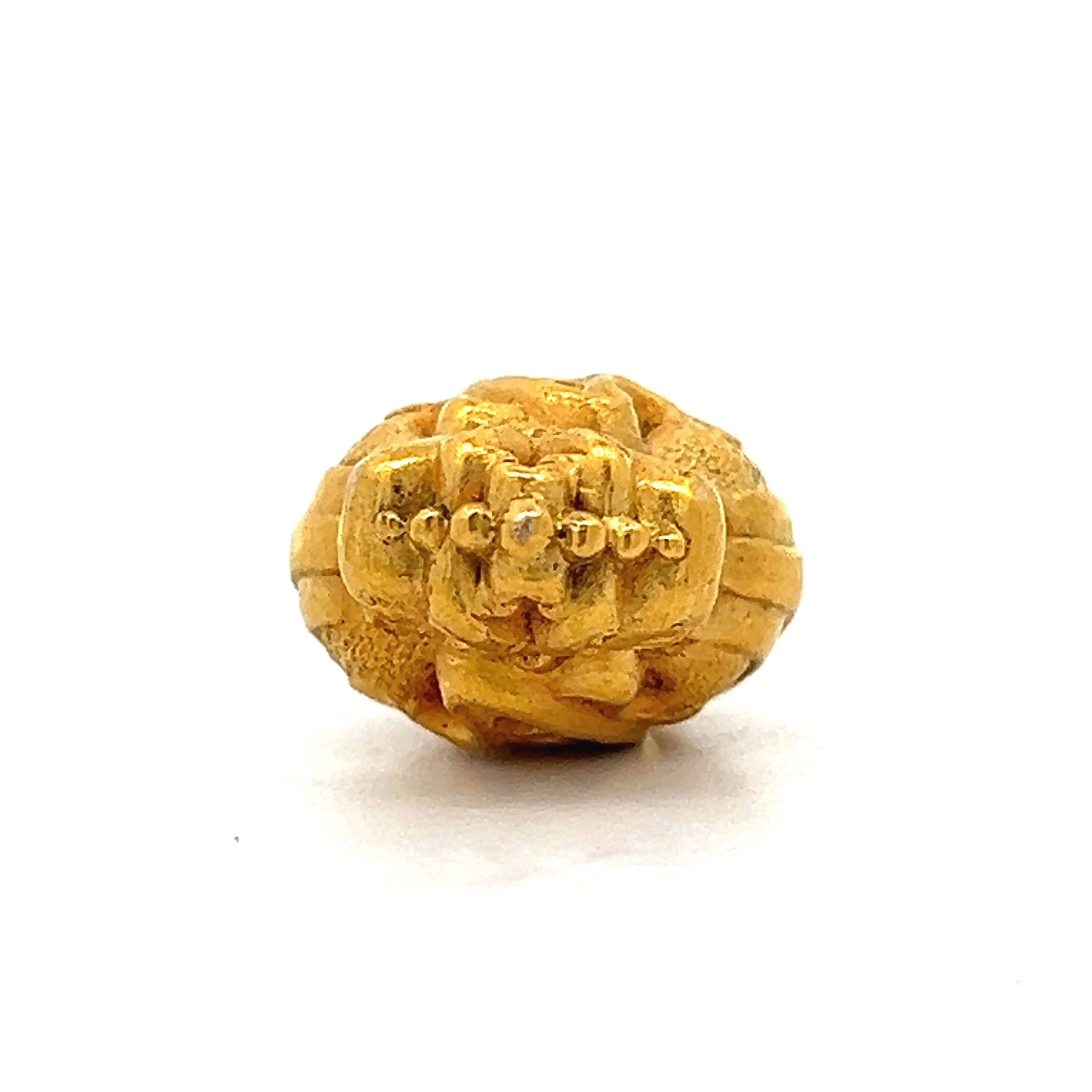 Antique Victorian Hat Pin Pendant in 14k Yellow Gold