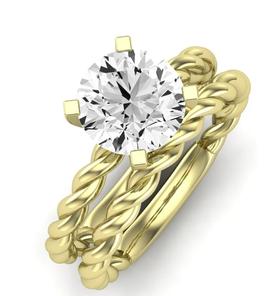 Balsam Matching Band for Round Center (Band Only. Engagement Ring Not Included)