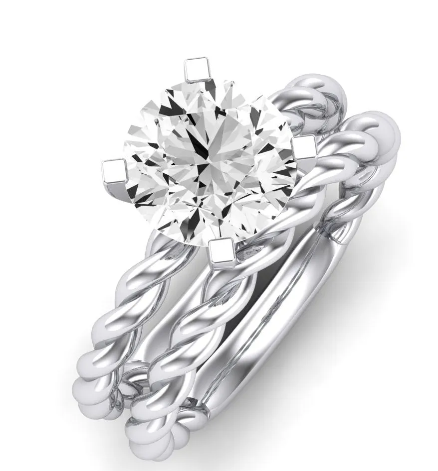 Balsam Matching Band for Round Center (Band Only. Engagement Ring Not Included)