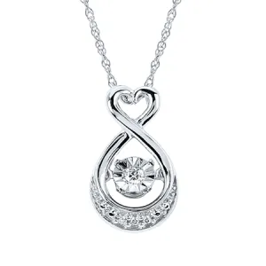 Ben Garelick Shimmering Diamond Heart Teardrop Pendant