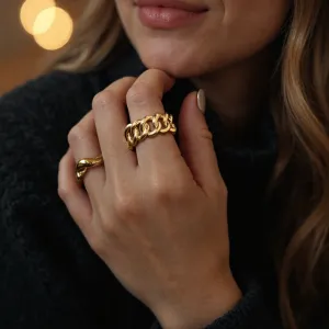 Bold Chain Ring