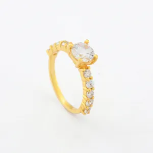 Bold Diamond Zirocnia RIng