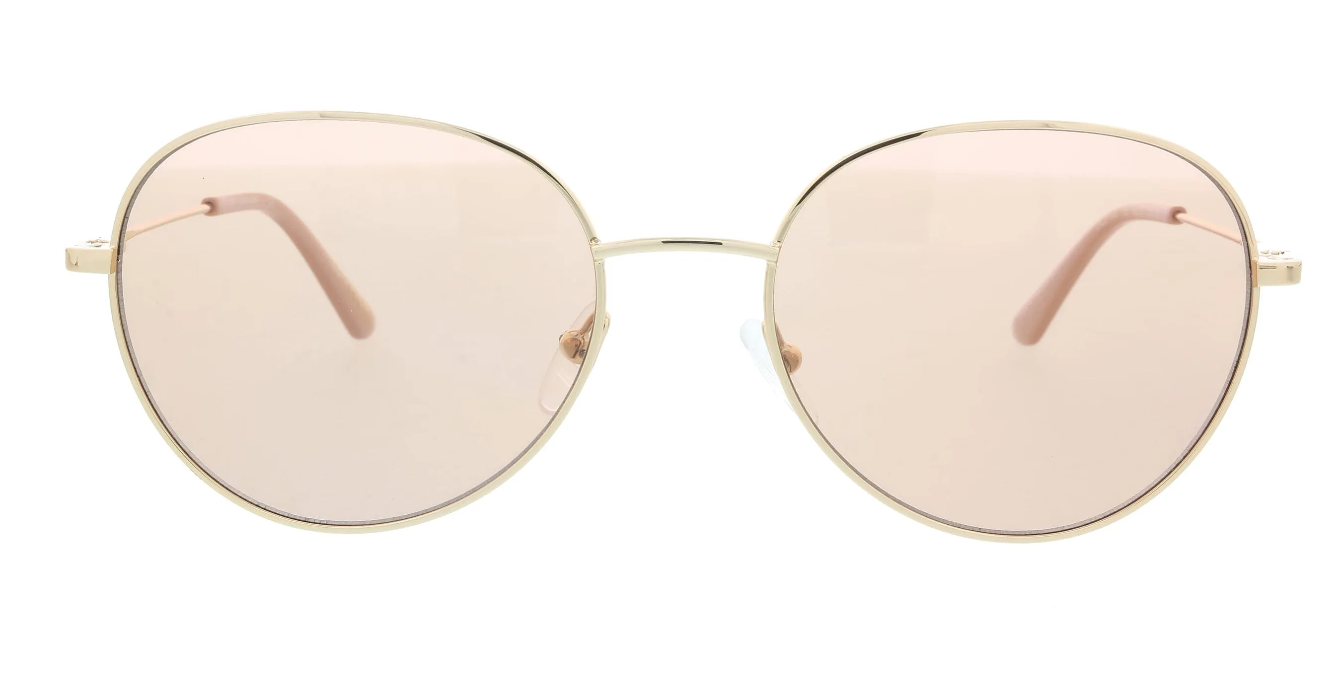 Calvin Klein CK20104S 41746 Rose Gold Round Sunglasses