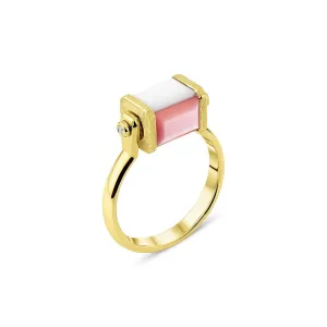 CHROMA ILLUSION SPIN RING - Pink