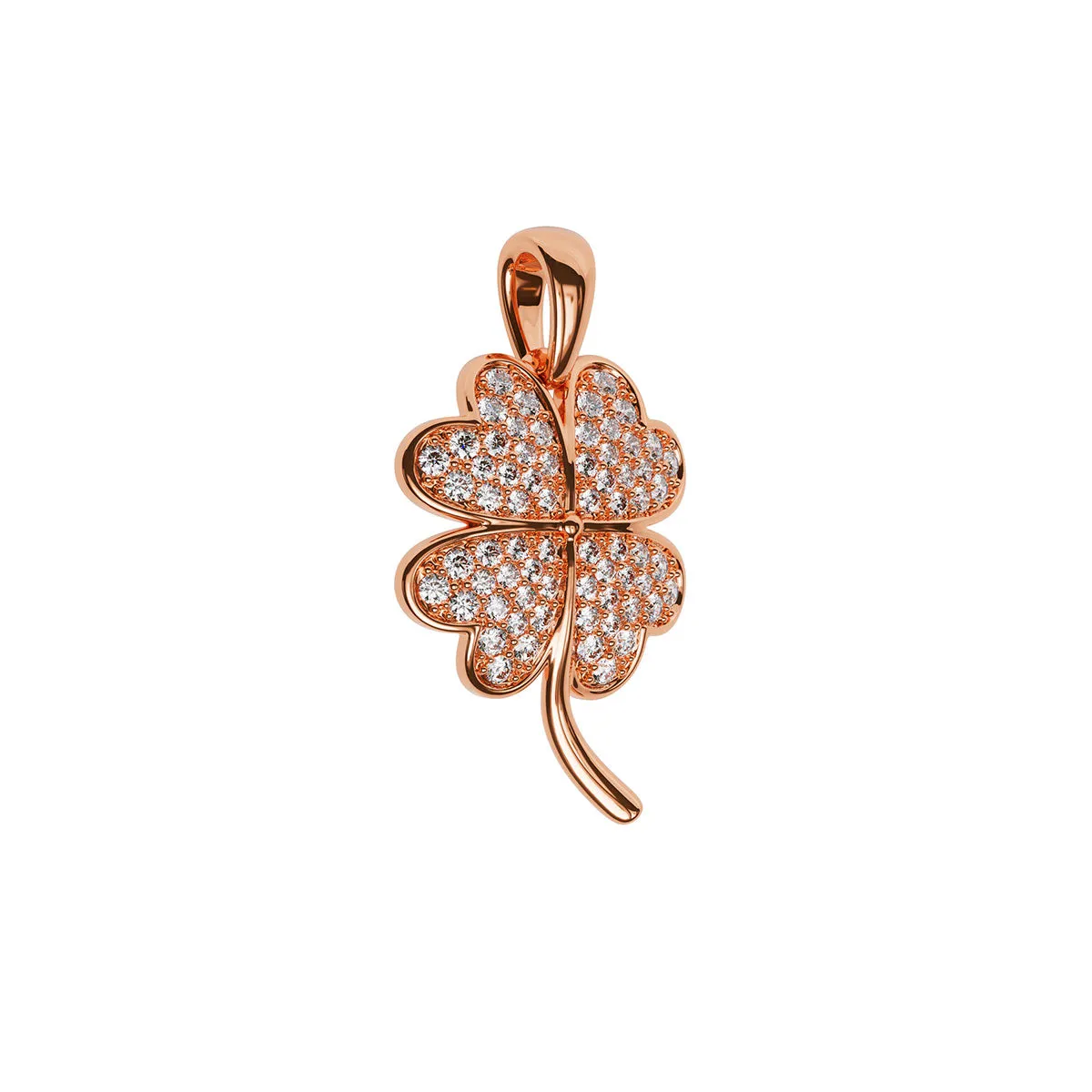 Clover Pavé Necklace