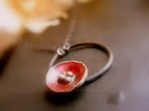 Copper Poppy Karma Necklace
