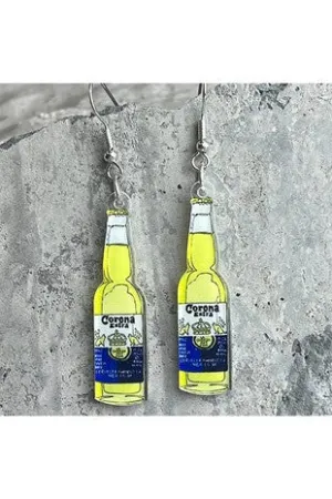 CORONA BEER EARRINGS