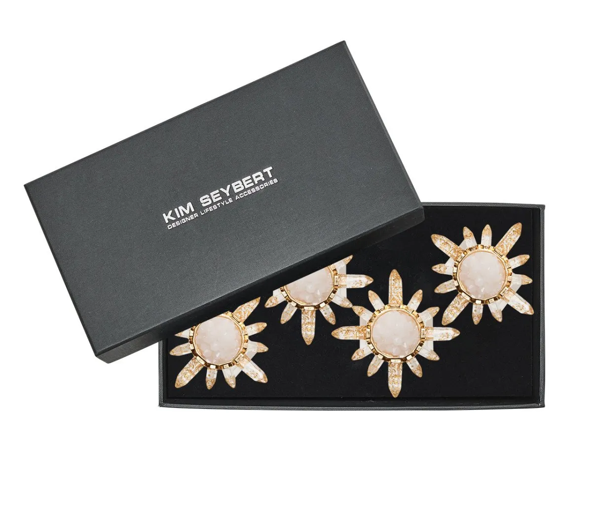 Coronet Napkin Rings, Set of 4 in a Gift Box
