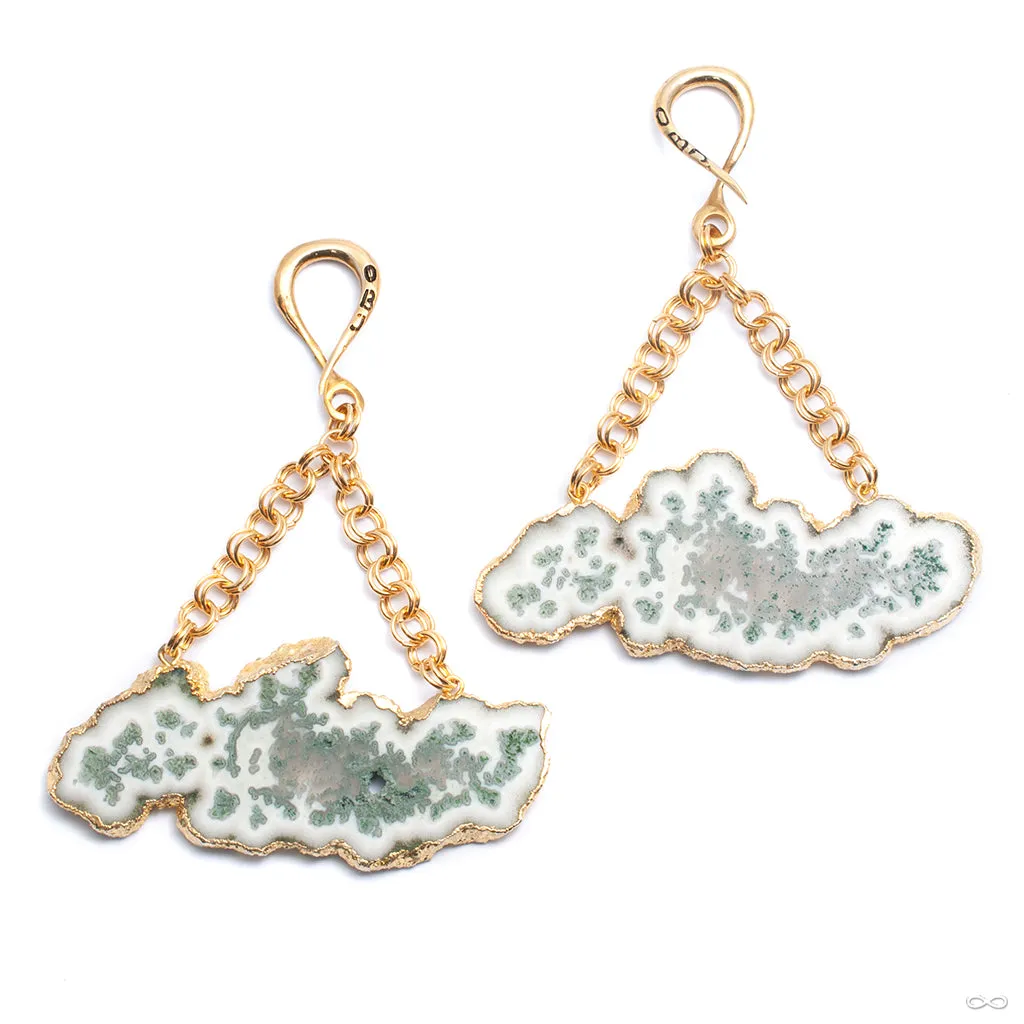 Crossover with Elongated Green Tree Agate from Oracle