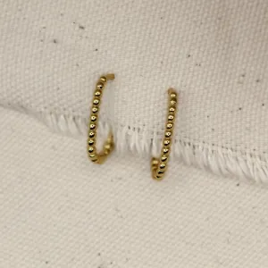Custom - Ball Gold Earrings for Rafael Marte
