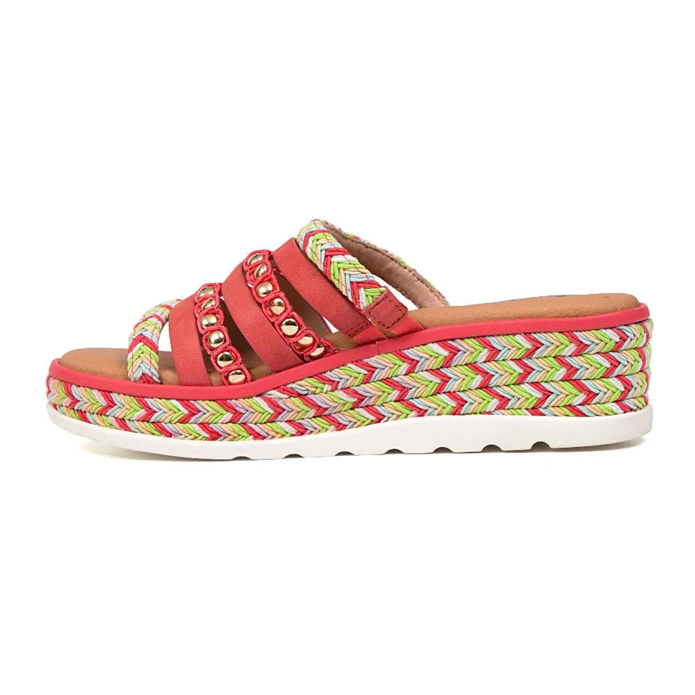 Dahlia Slide Wedge Sandals