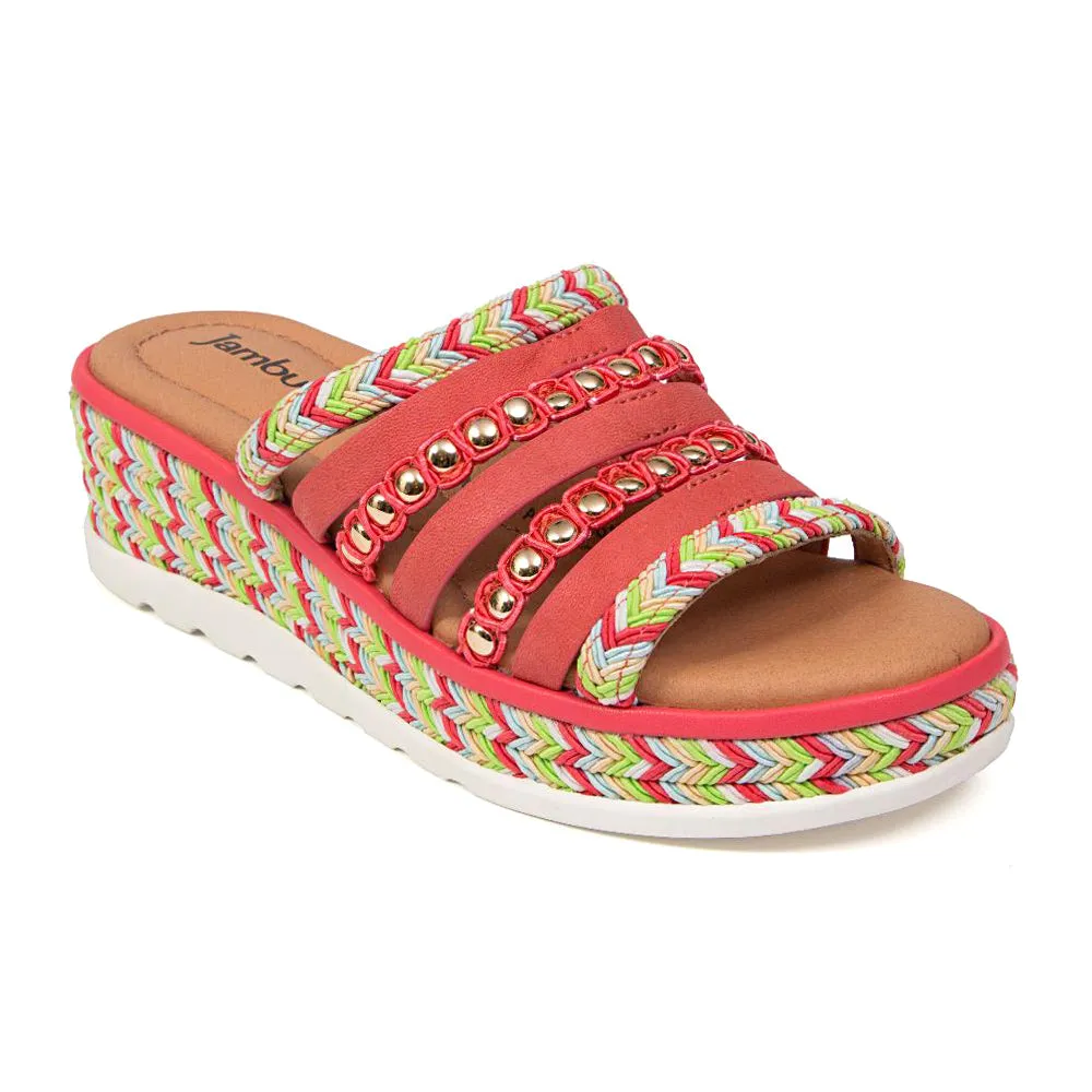 Dahlia Slide Wedge Sandals
