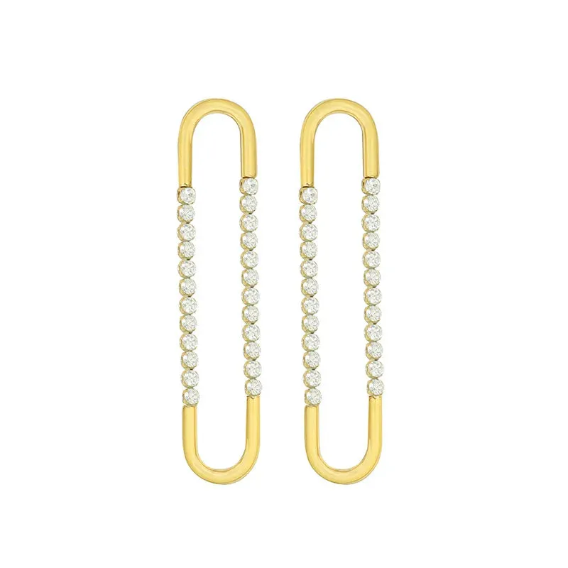 Dazzling Long Dangling Earrings