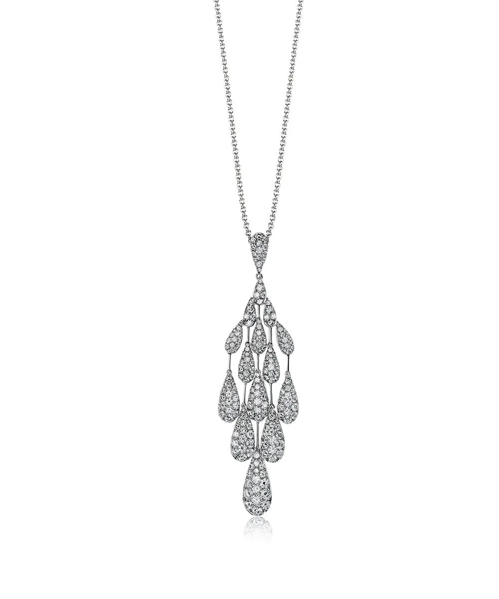 Diamond Chandelier Pendant Necklace