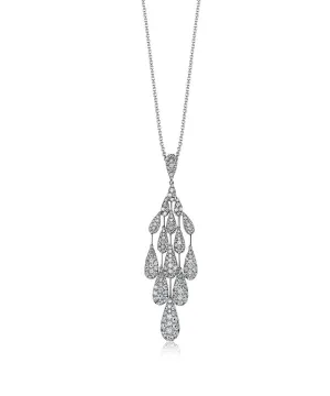 Diamond Chandelier Pendant Necklace