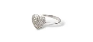 Diamond Ring in 18K White Gold 2.512g