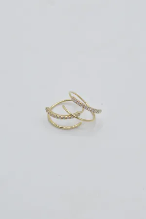 Double-Hoop Threader, 14k