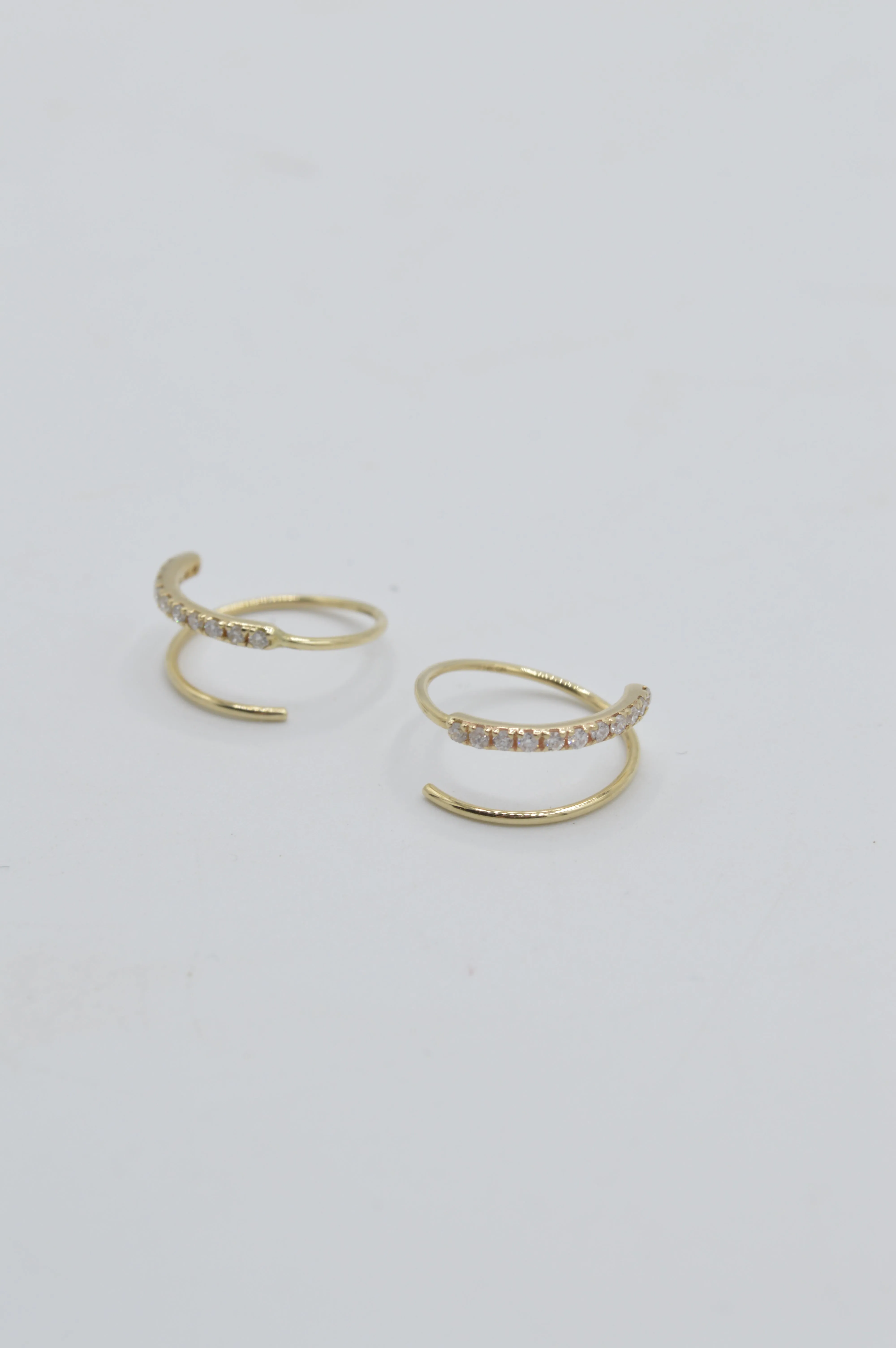 Double-Hoop Threader, 14k
