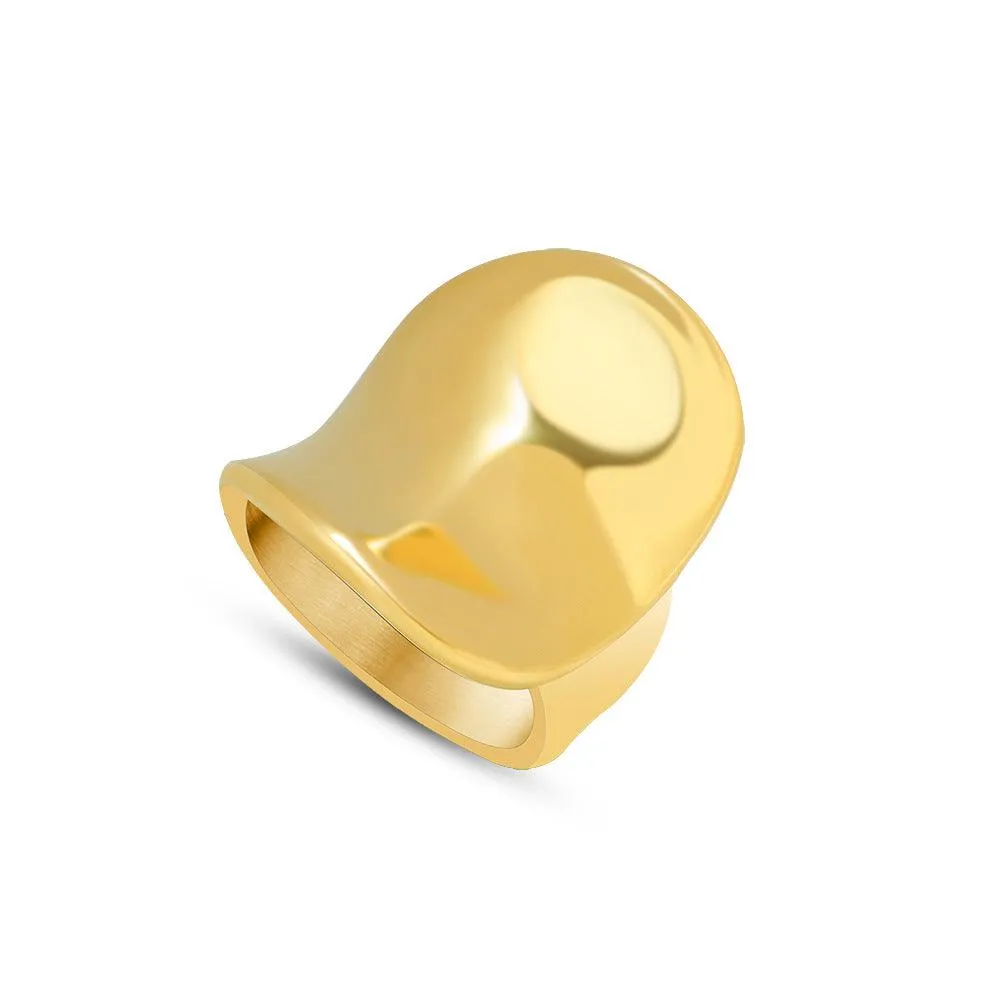 Ella Bubble Geometric Statement Ring
