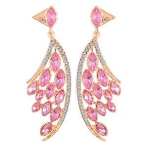 Feather Shaped Dangle Earring