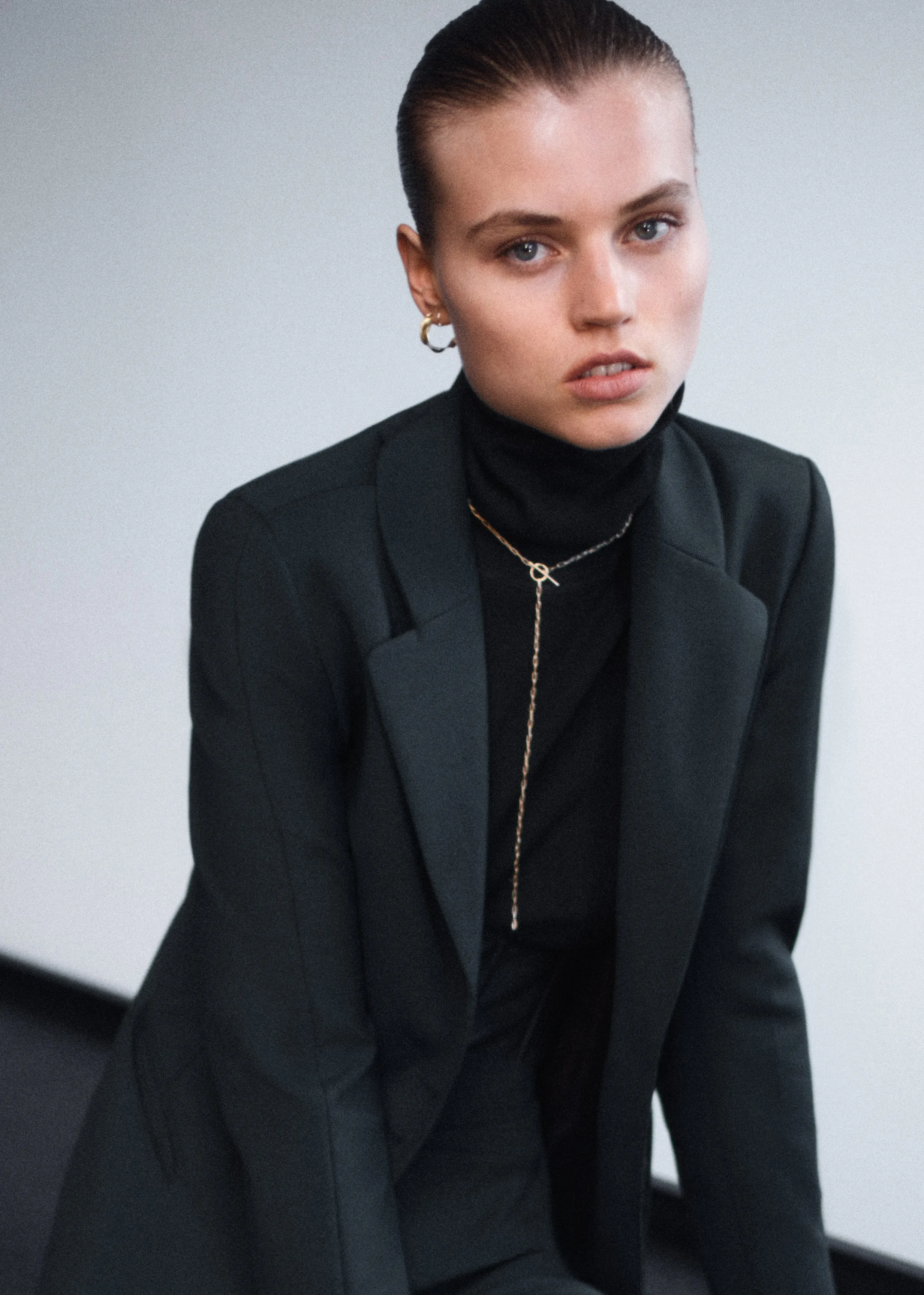 Fine Drop Necklace | Silver