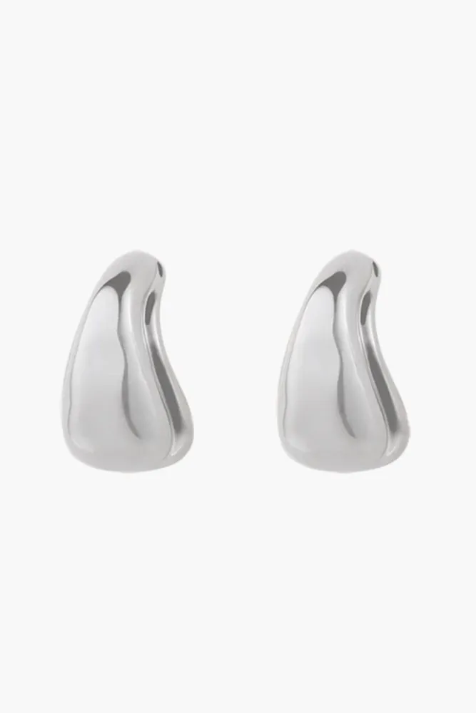 Float Oversized Studs - Silver