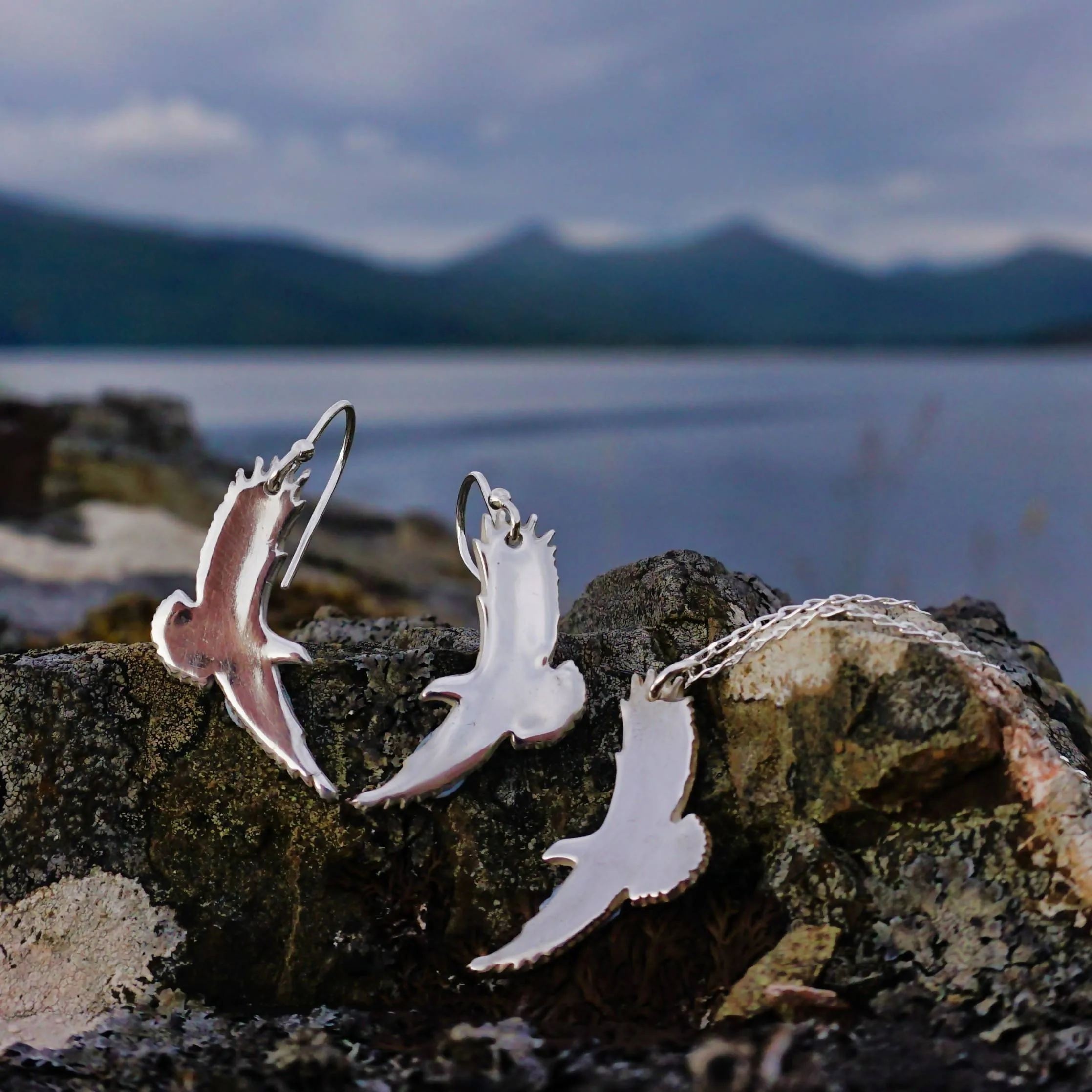 Flying Eagle Earrings