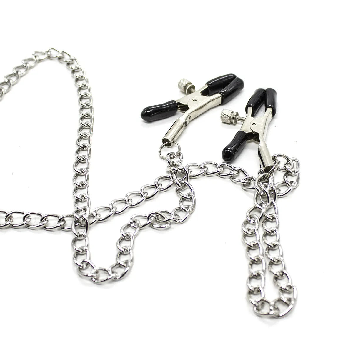 Gay Nipple Clamps With Chain And Cock Ring