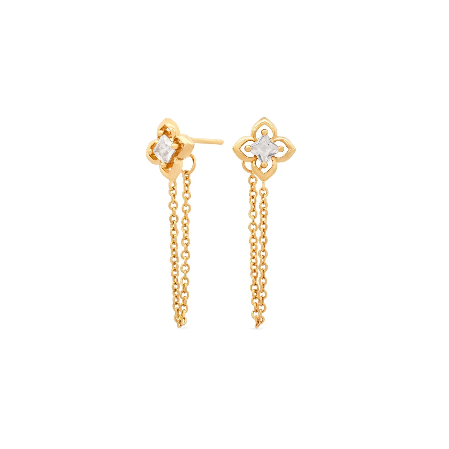 Gold Casablanca Ilsa Studs