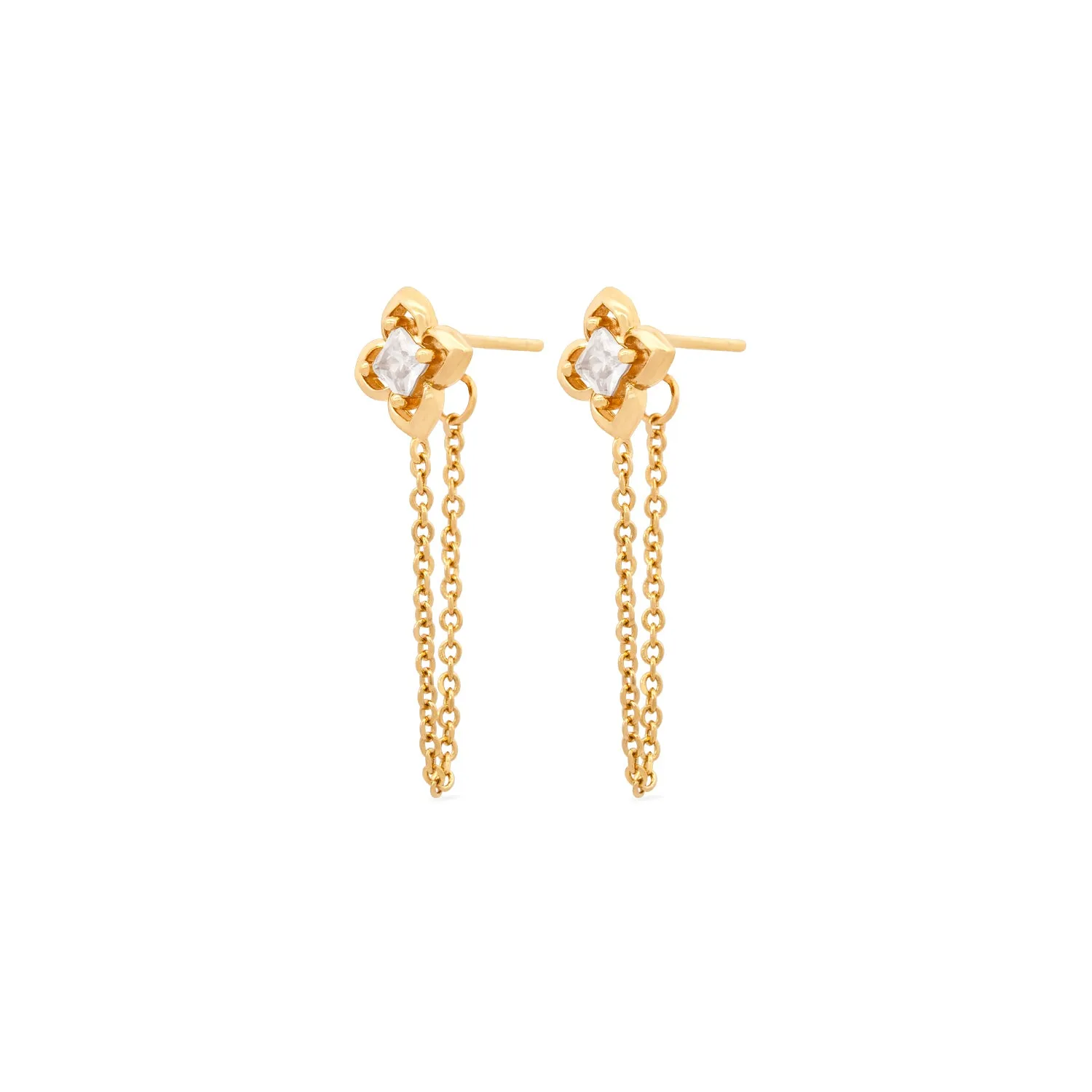 Gold Casablanca Ilsa Studs