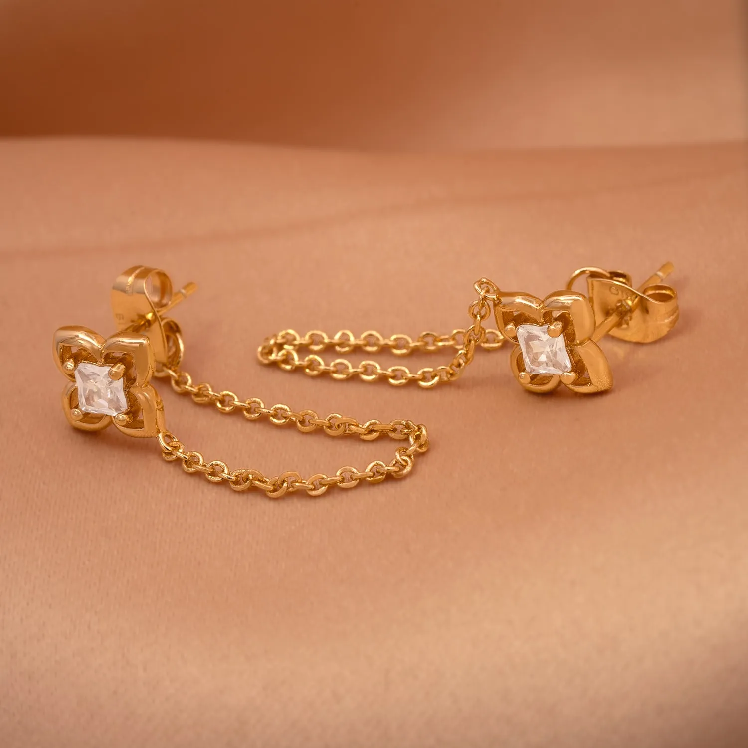 Gold Casablanca Ilsa Studs