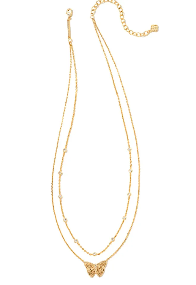 Hadley Butterfly Layered Necklace