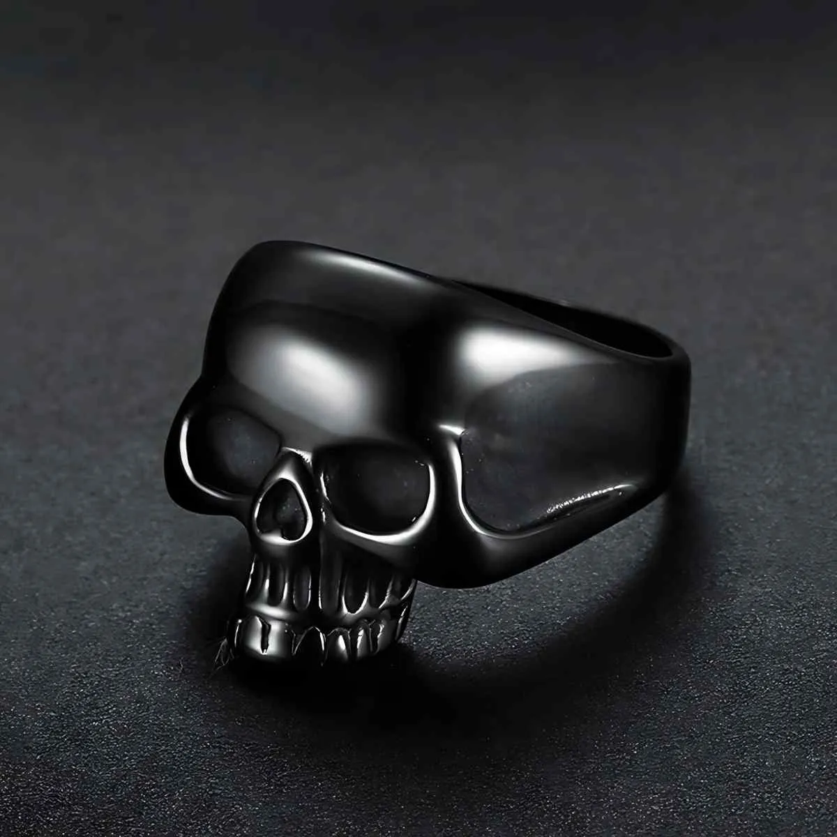 Half Jaw Skull Ring