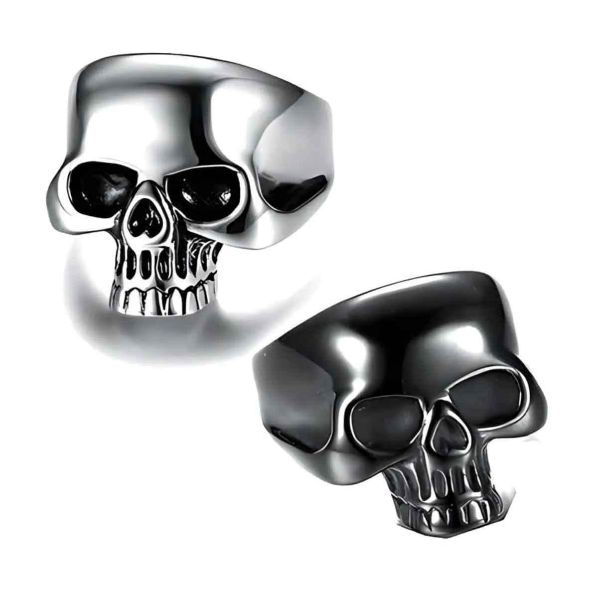 Half Jaw Skull Ring