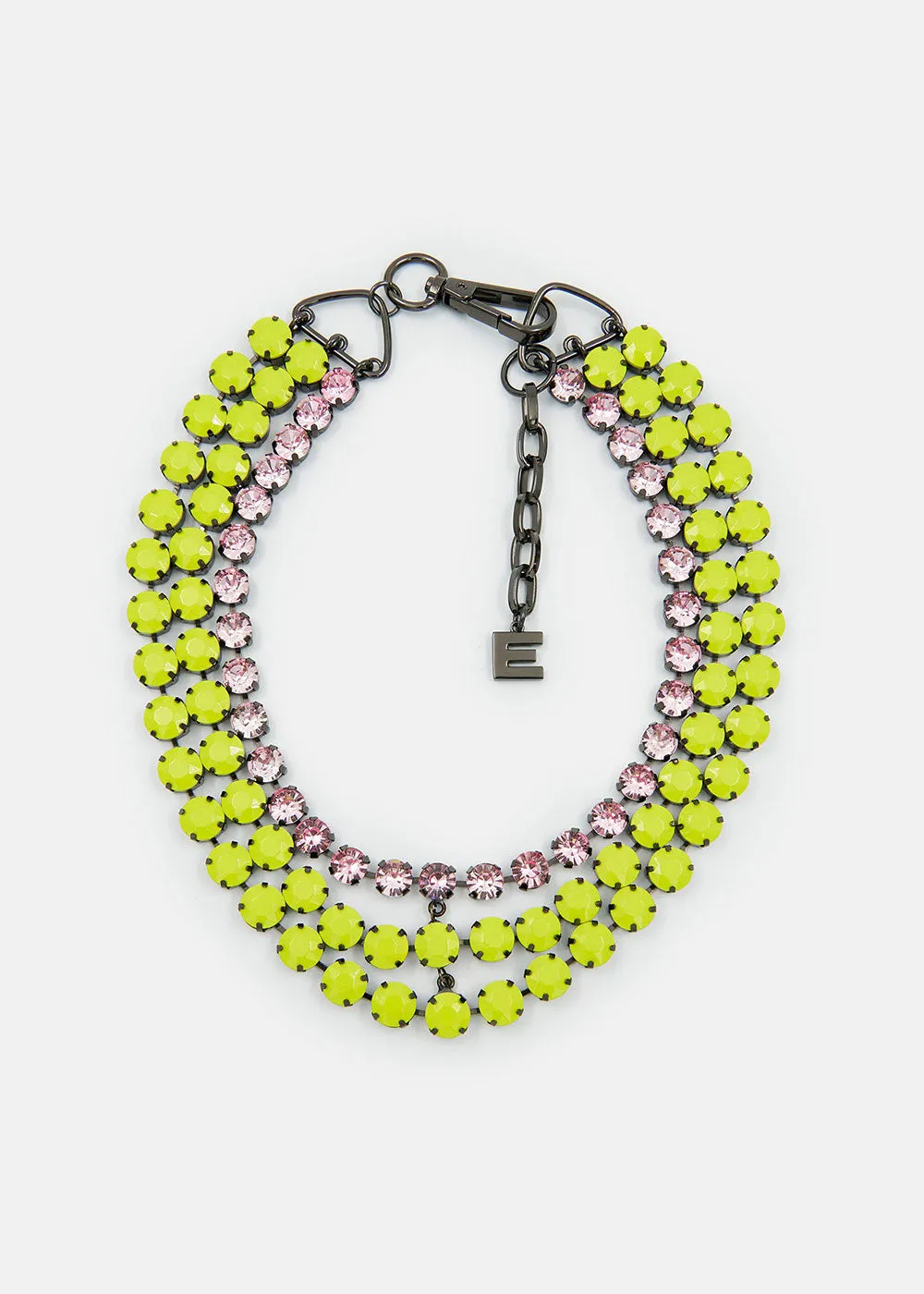 Hardians Necklace - Green Pink