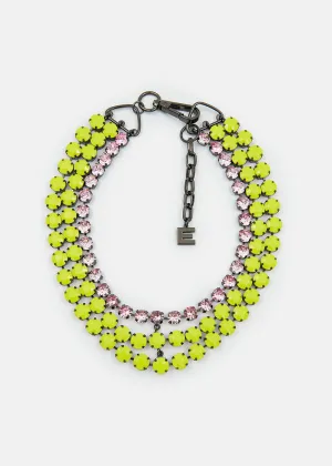 Hardians Necklace - Green Pink