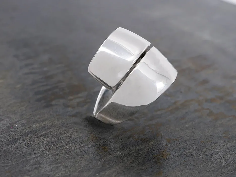 Heavy Fold Over Ring