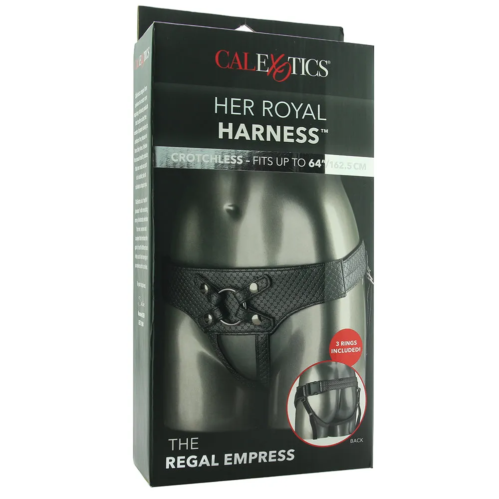 Her Royal Harness The Regal Empress in Pewter
