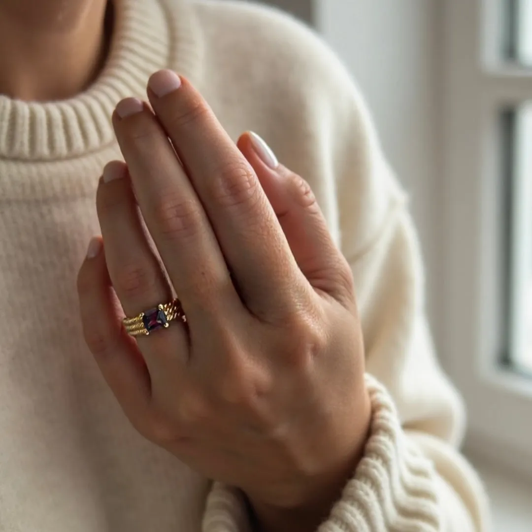 Ivy Ring - Magenta