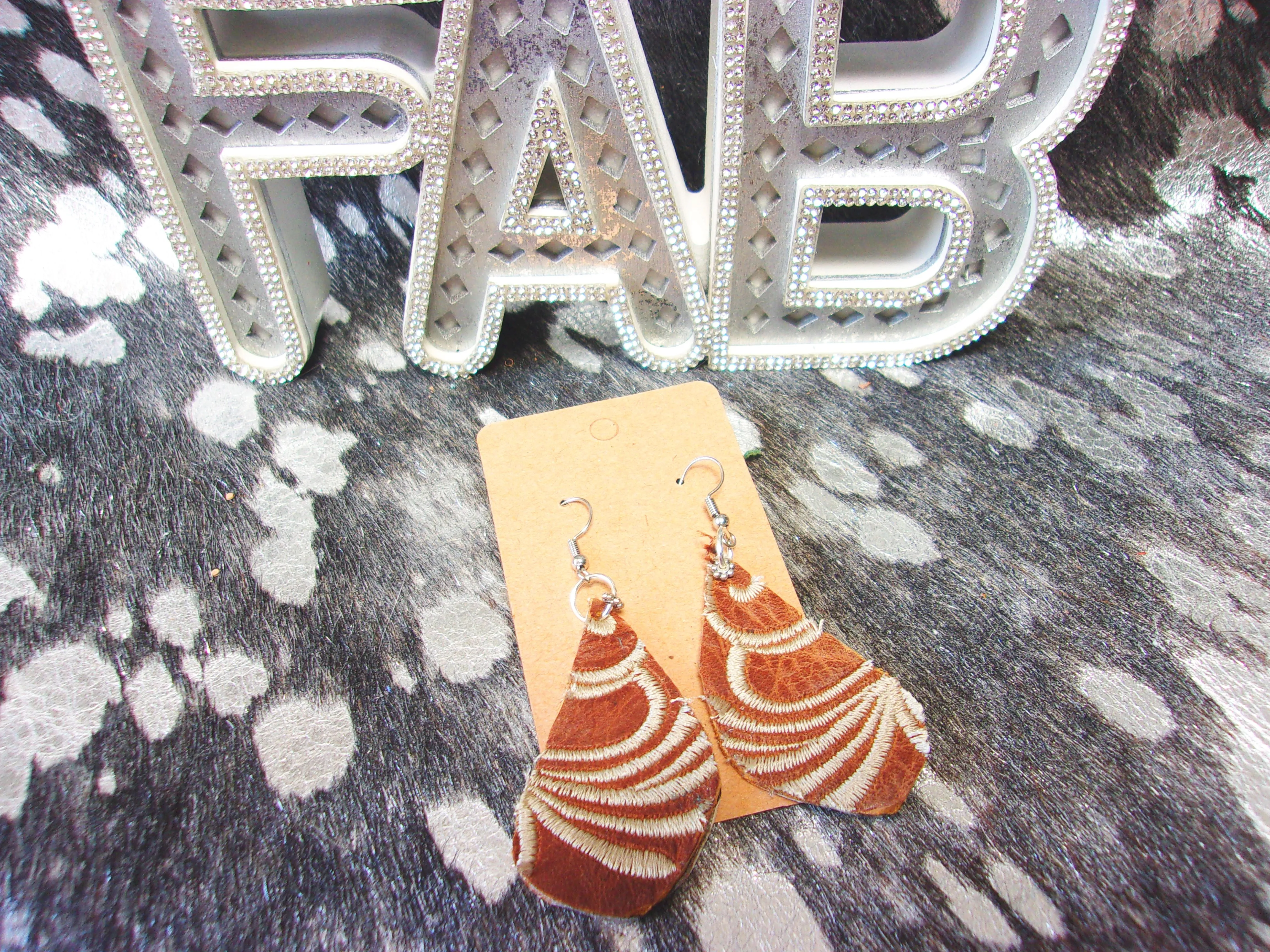 Leather Earrings ER59