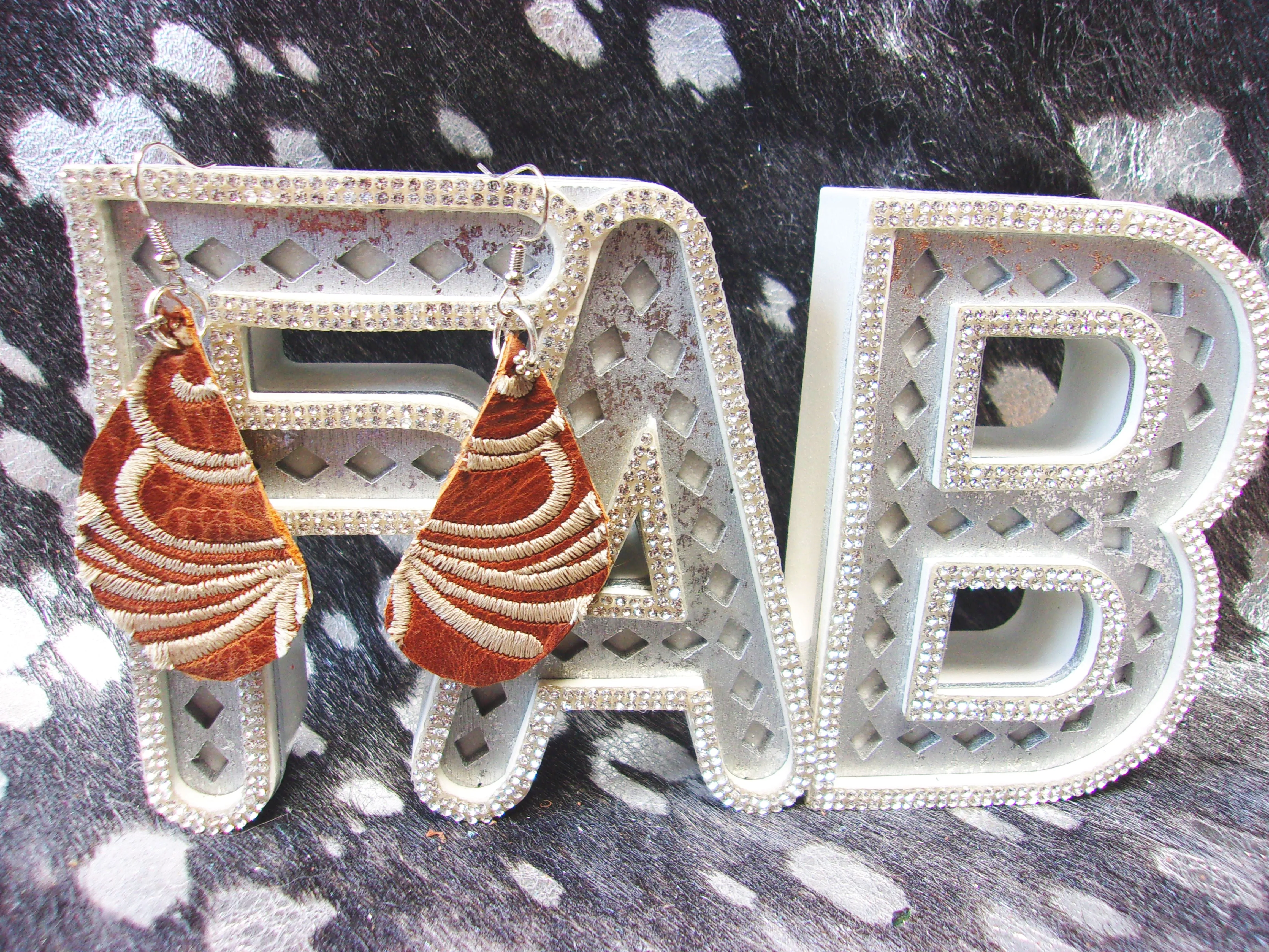 Leather Earrings ER59