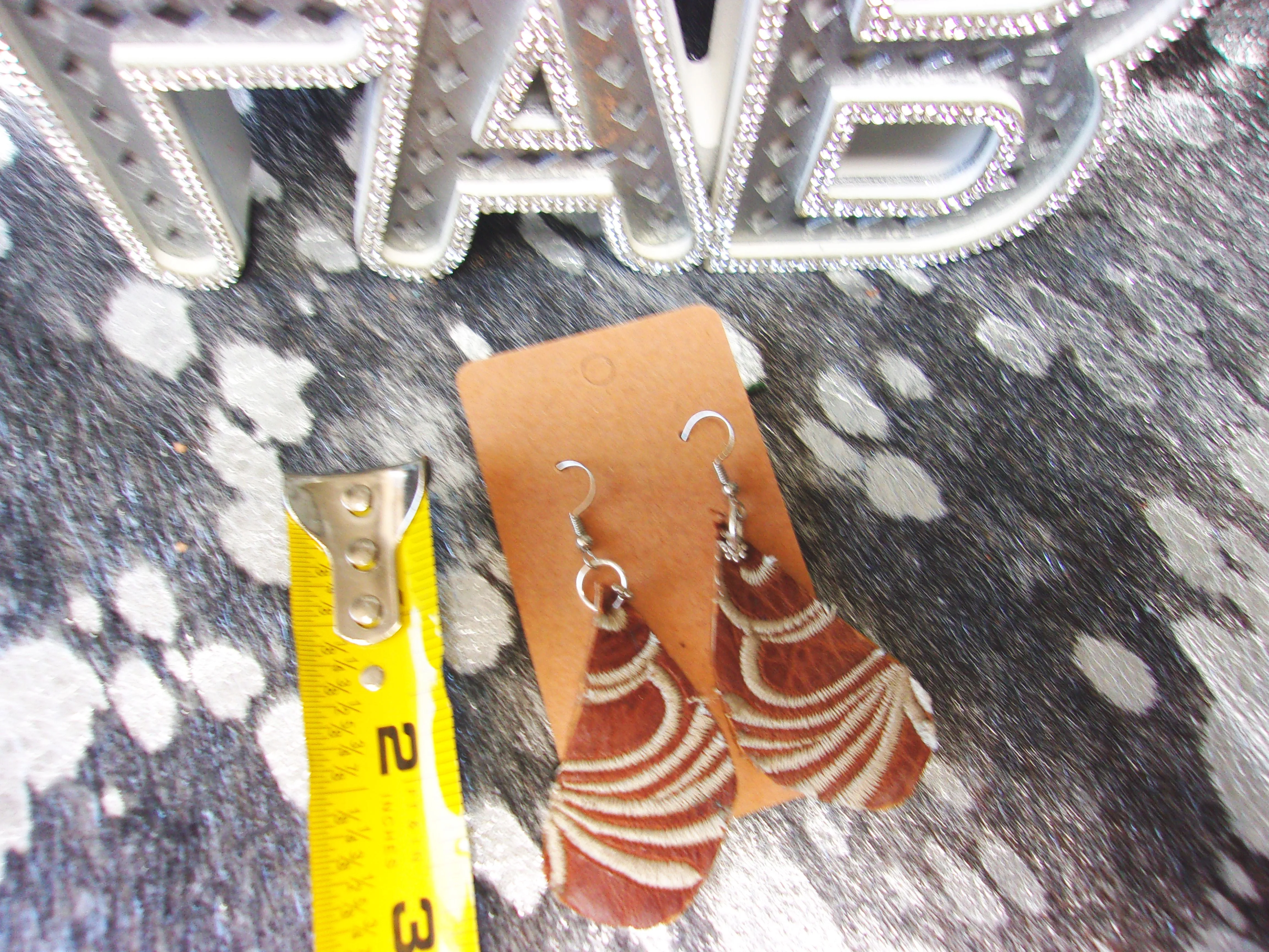 Leather Earrings ER59