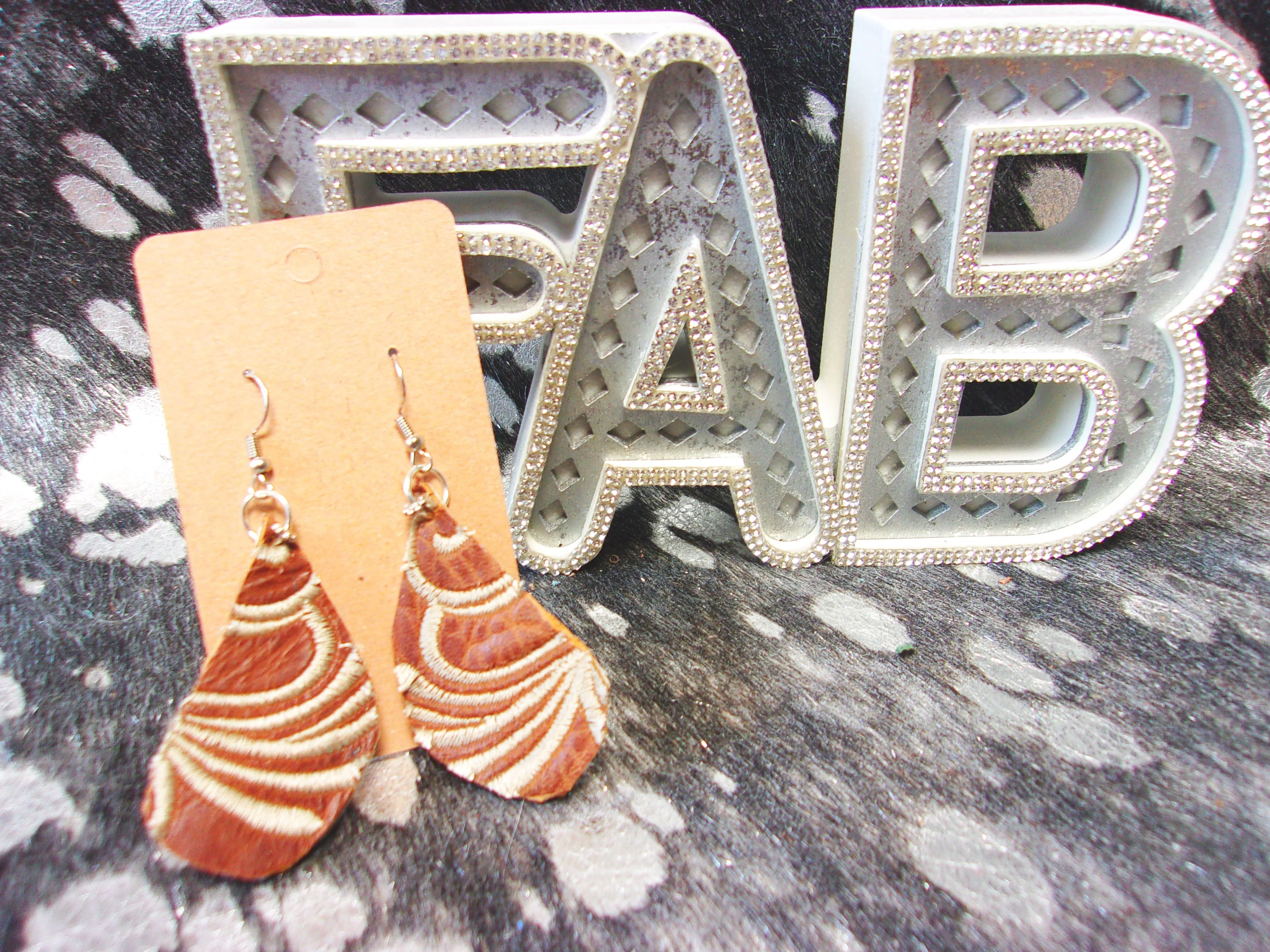 Leather Earrings ER59