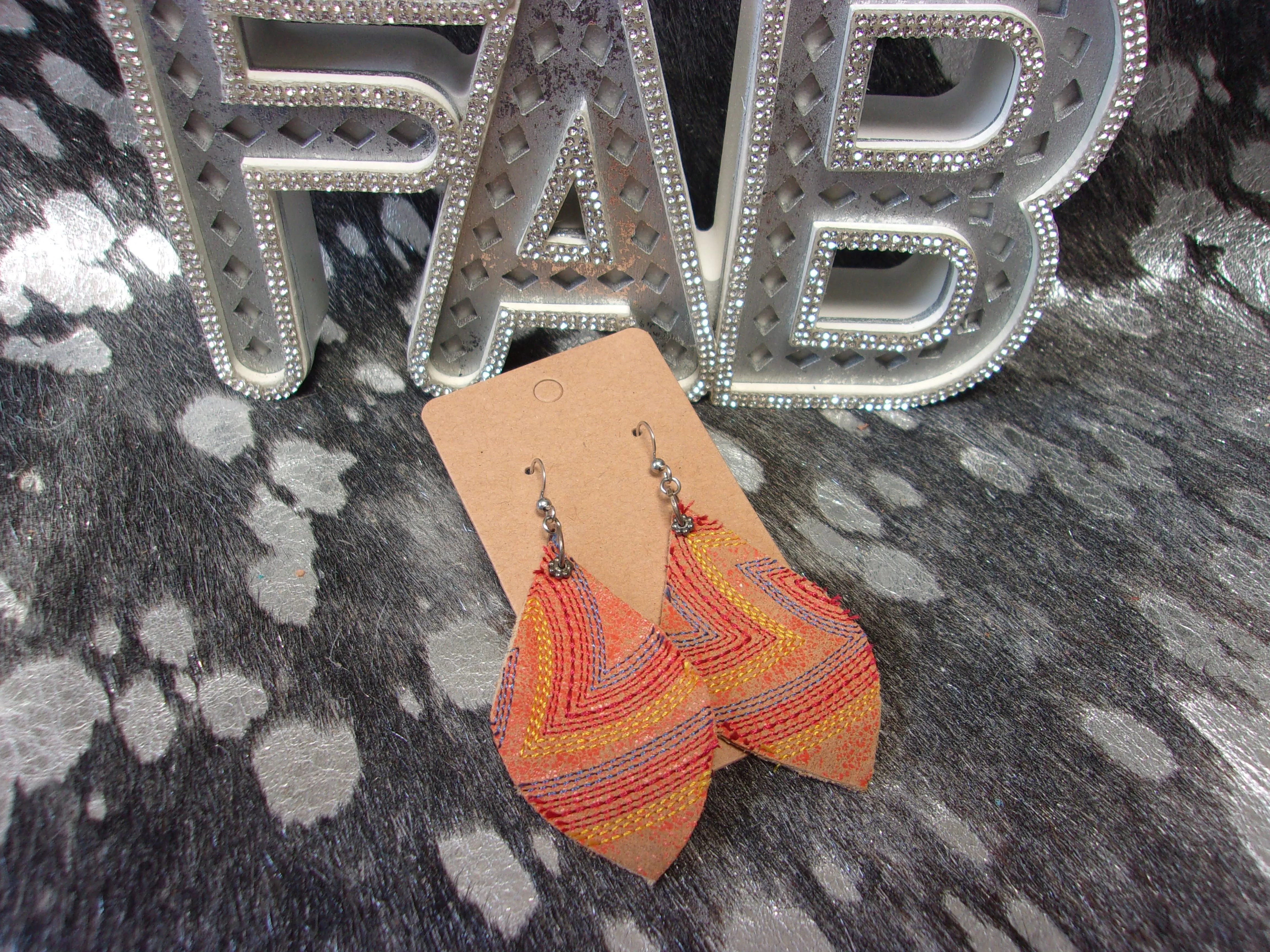 Leather Earrings ER65